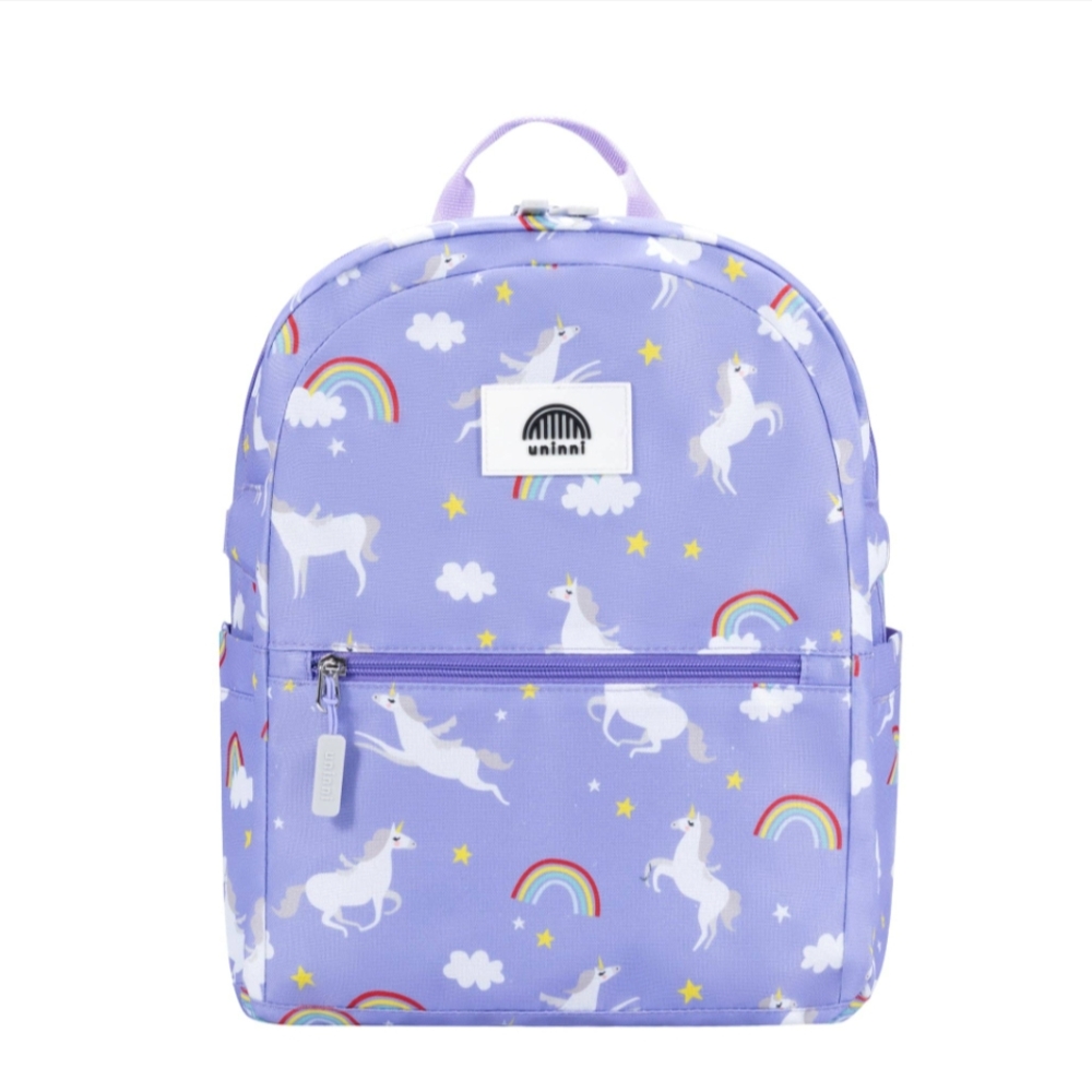 Whimsical Unicorn Kids Backpack - Lavender